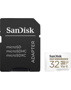 Карта памяти microSDHC SDSQQVR-032G-GN6IA 32GB (с адаптером) Sandisk