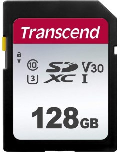 Карта памяти SDXC 300S 128GB Transcend