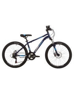 Велосипед 24" ACTION сталь 14'', синий, 18 скор.TZ500/TS-38/TZ500/SG-6S, диск.торм STG Novatrack