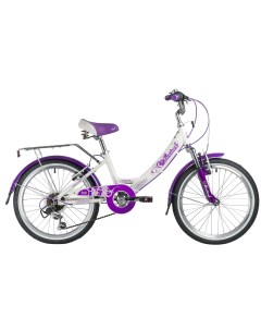 Велосипед 20", GIRLISH line, белый, алюм., 6 скоростей, Shimano Novatrack