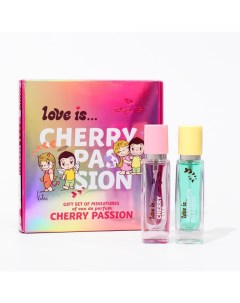 Подарочный набор косметики Love is "Сherry passion", 2*15 мл Понти парфюм