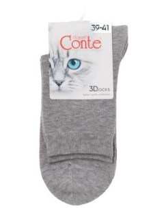 Носки женские ELEGANT 3DSOCKS р.25-27 000 серый меланж Conte