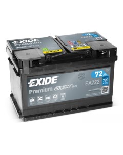 Автомобильный аккумулятор Premium EA722 (72 А/ч) Exide