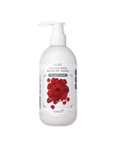 ILOJE Beaute Rose Conditioner Увлажняющий кондиционер для волос с ароматом розы 300.0 Konad