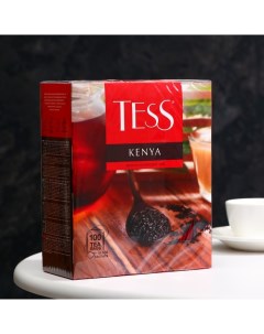 Чай чёрный Kenya пакетированный, 100 пакетиков*2 г Tess