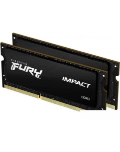 Оперативная память FURY Impact 2x8GB DDR3 SODIMM PC3-14900 KF318LS11IBK2/16 Kingston