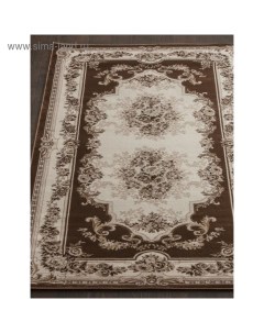 Ковёр прямоугольный Valencia Deluxe, размер 100x200 см, цвет brown mр Merinos