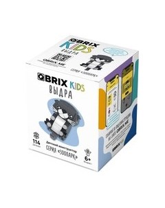 Конструктор Kids Зоопарк. Выдра 30056 Qbrix