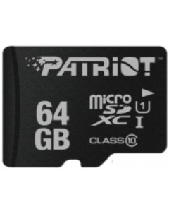 Карта памяти microSDXC LX Series (Class 10) 64GB Patriot