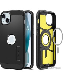 Чехол для телефона Tough Armor (MagFit) для iPhone 15 ACS06811 (черный) Spigen