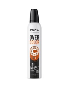 Оттеночный мусс для волос с алоэ вера и гиалуроновой кислотой Overcolor Epica professional