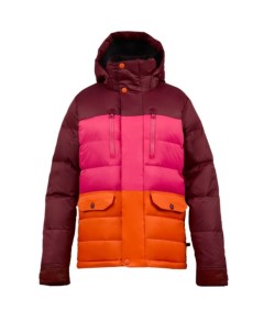 Куртка пуховая Wb Dandridge Dwn Jk Sangria Colorblock Burton