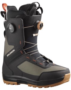 Ботинки сноубордические 22-23 Echo Dual Boa Wide Army Green-X/Black/Rainy Day Salomon