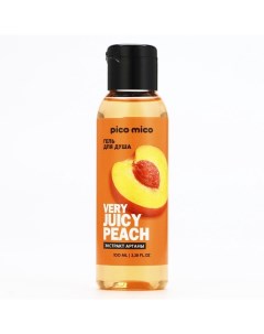 Гель для душа женский Very juicy peach, 100 мл, аромат персика Pico mico