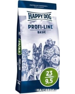 Сухой корм для собак Profi-Line Basic 23/9.5 20 кг Happy dog