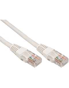 Патч-корд 18-1001, U/UTP, RJ-45(m)-RJ-45(m), ПВХ, 0.5 м, серый Rexant