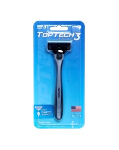 Мужская бритва Basic 3, 1 бритва + 1 сменная кассета, совместима с gillette mach3 Toptech