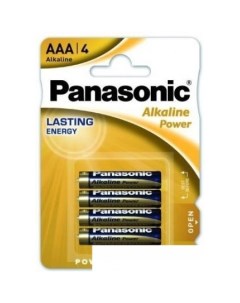 Батарейка Alkaline Power AAA 4 шт LR03/4BL Panasonic