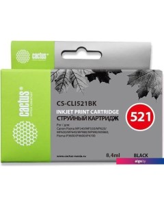 Картридж CS-CLI521BK (аналог Canon CLI521BK) Cactus