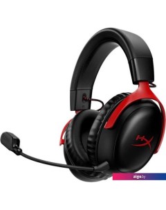 Наушники Cloud III Wireless (черный/красный) Hyperx