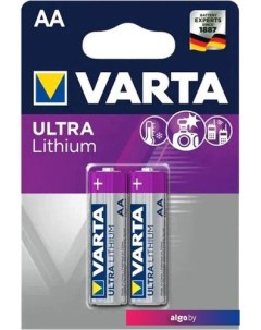 Батарейка Energy LR6 AA Lithium/Ultra 6106 301 402 (2 шт) Varta