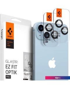 Защитное стекло Optik Pro TR EZ Fit Lens Protector для iPhone 14/14 Plus AGL05213 (2шт) Spigen