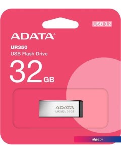 USB Flash UR350 32GB UR350-32G-RSR/BK (серебристый/черный) Adata