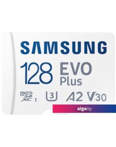 Карта памяти EVO Plus 2024 microSDXC 128GB (с адаптером) Samsung