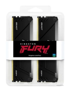 Оперативная память FURY Beast RGB 2x16ГБ DDR4 3600МГц KF436C18BB2AK2/32 Kingston