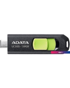 USB Flash UC300 128GB (черный/зеленый) Adata