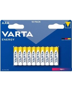 Батарейка Energy LR6 AAA Alkaline 4106 229 491 10 шт Varta