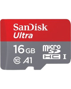 Карта памяти Ultra microSDHC SDSQUAR-016G-GN6MN 16GB Sandisk