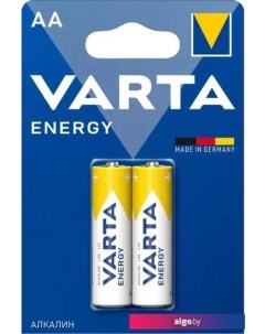 Батарейка Energy LR6 AA Alkaline 4106101412 2 шт Varta