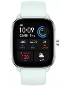 Умные часы GTS 4 Mini (мятно-голубой) Amazfit