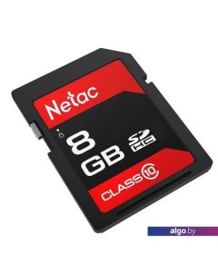 Карта памяти SDHC 8GB C10 P600 Netac