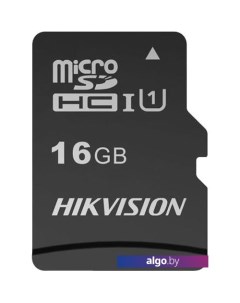 Карта памяти microSDHC HS-TF-C1(STD)/16G/Adapter 16GB Hikvision