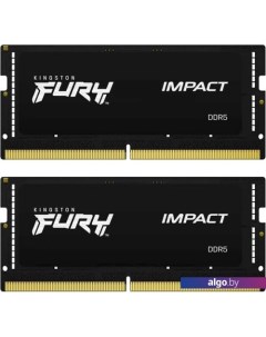 Оперативная память FURY Impact 2x8 ГБ DDR5 4800 МГц KF548S38IBK2-16 Kingston