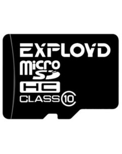 Карта памяти microSDHC (Class 10) 16GB [EX0016GCSDHC10-W/A-AD] Exployd