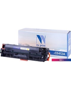 Картридж NV-CE412AY (аналог HP CE412A) Nv print