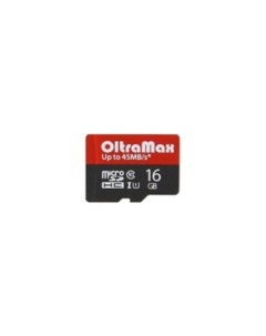 Карта памяти Elite OM016GCSDHC10UHS-1-ElU1 microSDHC 16GB (с адаптером) Oltramax