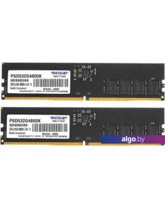 Оперативная память Signature Line 2x16ГБ DDR5 4800 МГц PSD532G4800K Patriot