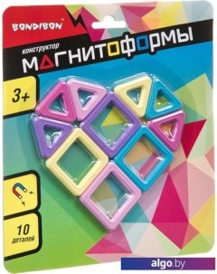 Конструктор Магнитоформы ВВ4406 10 мини-деталей Bondibon