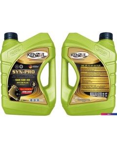 Моторное масло Syn-Pro SAE 5W-40 API SN+ Dexos1 4л Kenzol