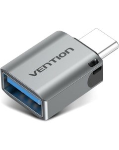 Адаптер CDQH0 USB Type-A - USB Type-C (серебристый) Vention