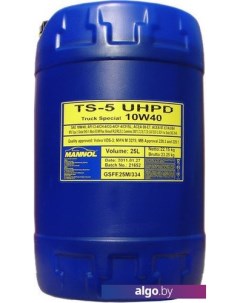 Моторное масло TS-5 UHPD 10W-40 20л Mannol