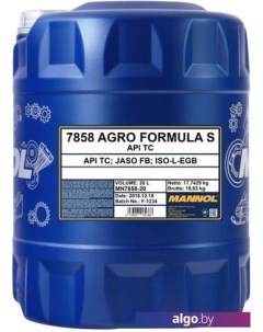 Моторное масло Agro Formula S 20л Mannol