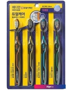 Набор зубных щеток Dual Effection Toothbrush (4 шт) Median