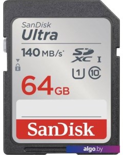 Карта памяти Ultra SDXC SDSDUNB-064G-GN6IN 64GB Sandisk