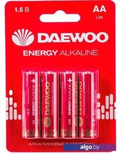 Батарейка Energy Alkaline AA 4 шт. 5029781 Daewoo