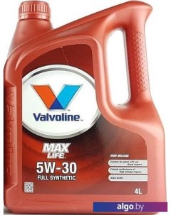 Моторное масло Maxlife 5W-30 4л Valvoline